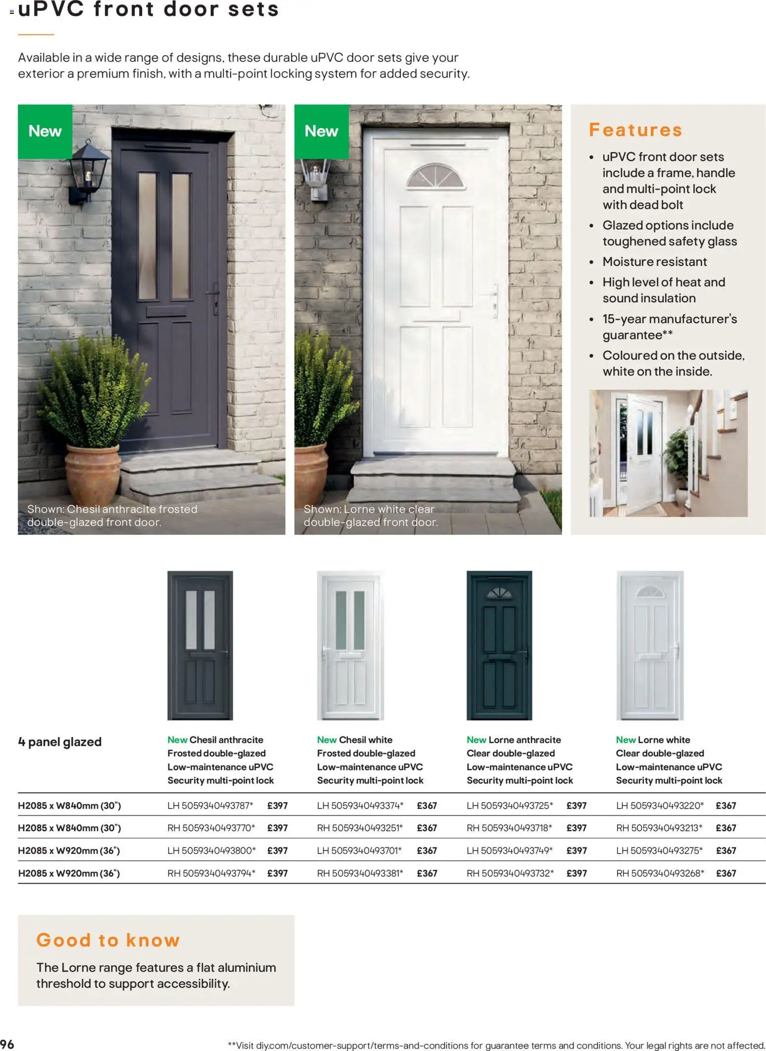 {H1} | Page: 96 | Products: Handle, Door