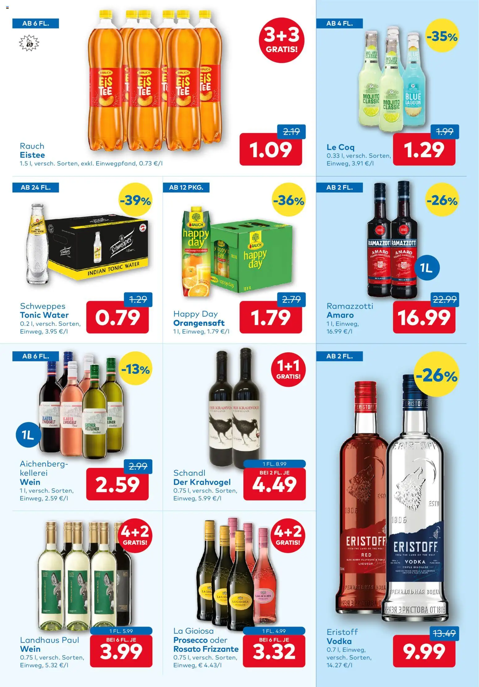 T&G Flugblatt gültig ab 16.07.2026 | Seite: 7 | Produkte: Prosecco, Wein