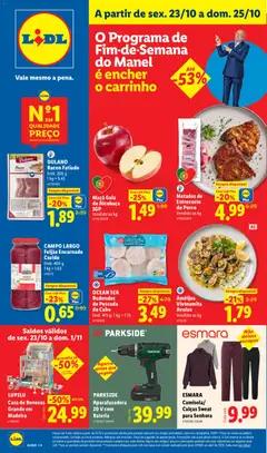 Pré-visualização Lidl Promoções Fim de Semana válido de 23/10/2026