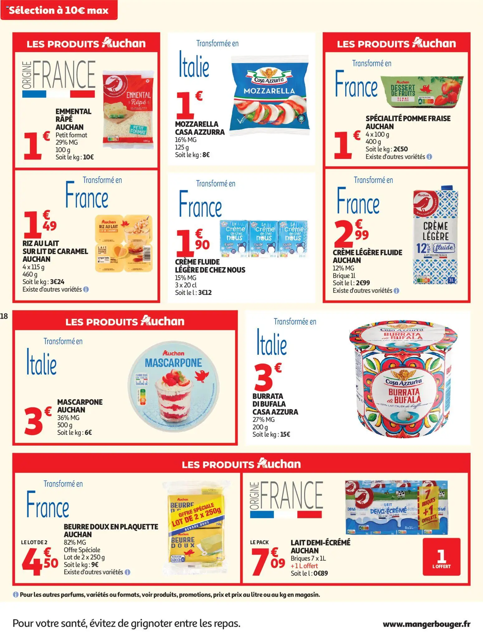 {H1} | Pagina: 18 | Producten: Mascarpone, Dessert, Burrata, Crème
