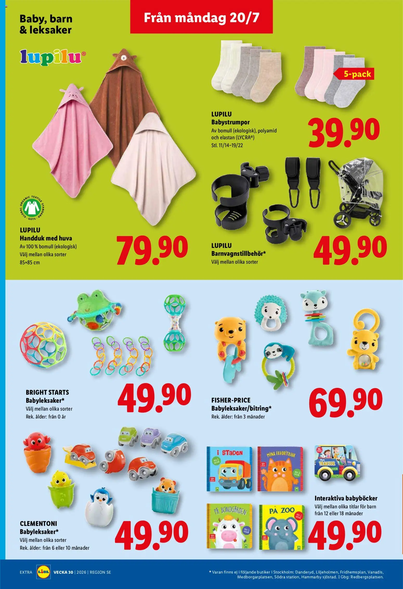 Lidl reklamblad aktuell från 20/07/2026 | Sida: 18 | Produkter: Handduk, Leksaker, Bomull, Te
