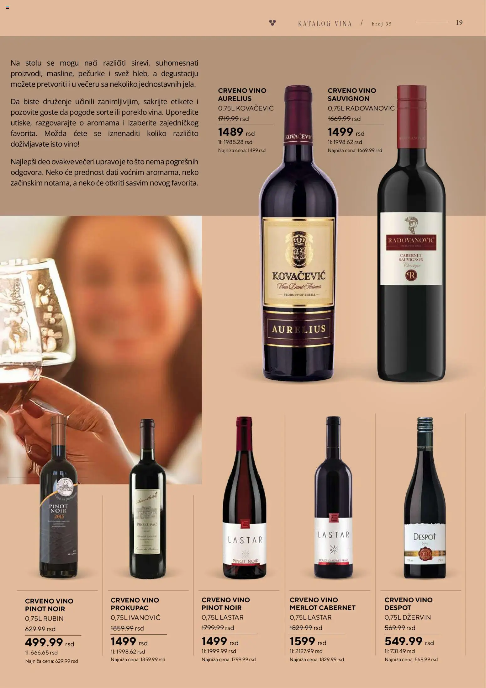Idea katalog - važi od 26.10.2026 | Strana: 19 | Proizvode: Pečurke, Sto, Cabernet Sauvignon, Vino