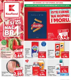 Kaufland Katalog - Pregled kataloga iz trgovine Kaufland, vrijedi od 22.07.2026