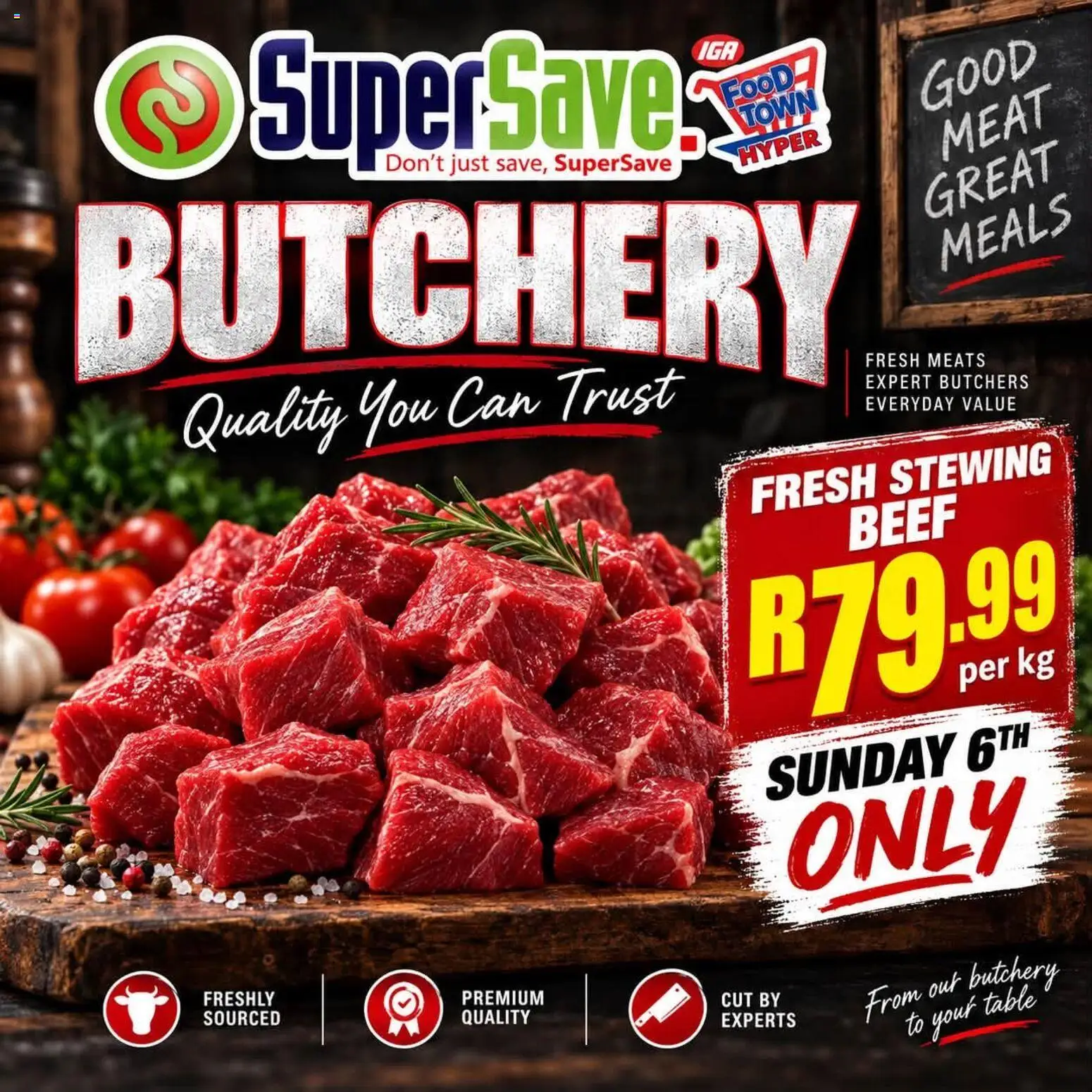 New Super Save catalogue – valid from 06/09/2026 | Page: 13 | Products: Table, Beef