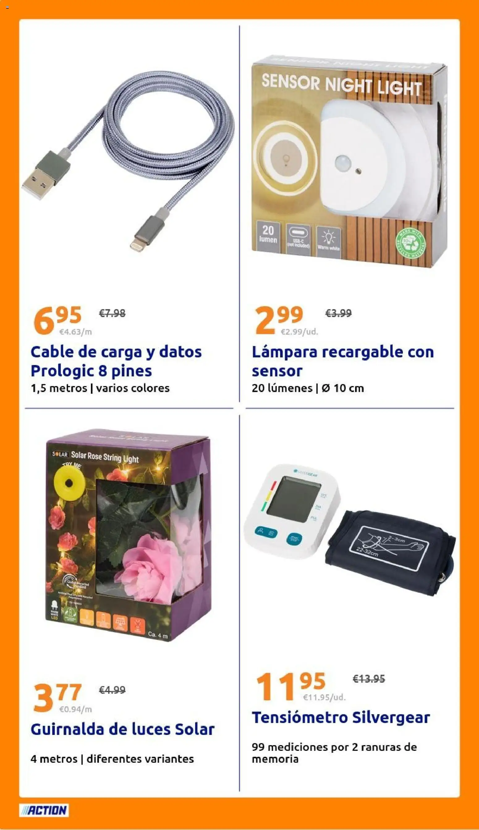 Action folleto │ válido desde el 19/08/2026 | Página: 20 | Productos: Cable, Lámpara