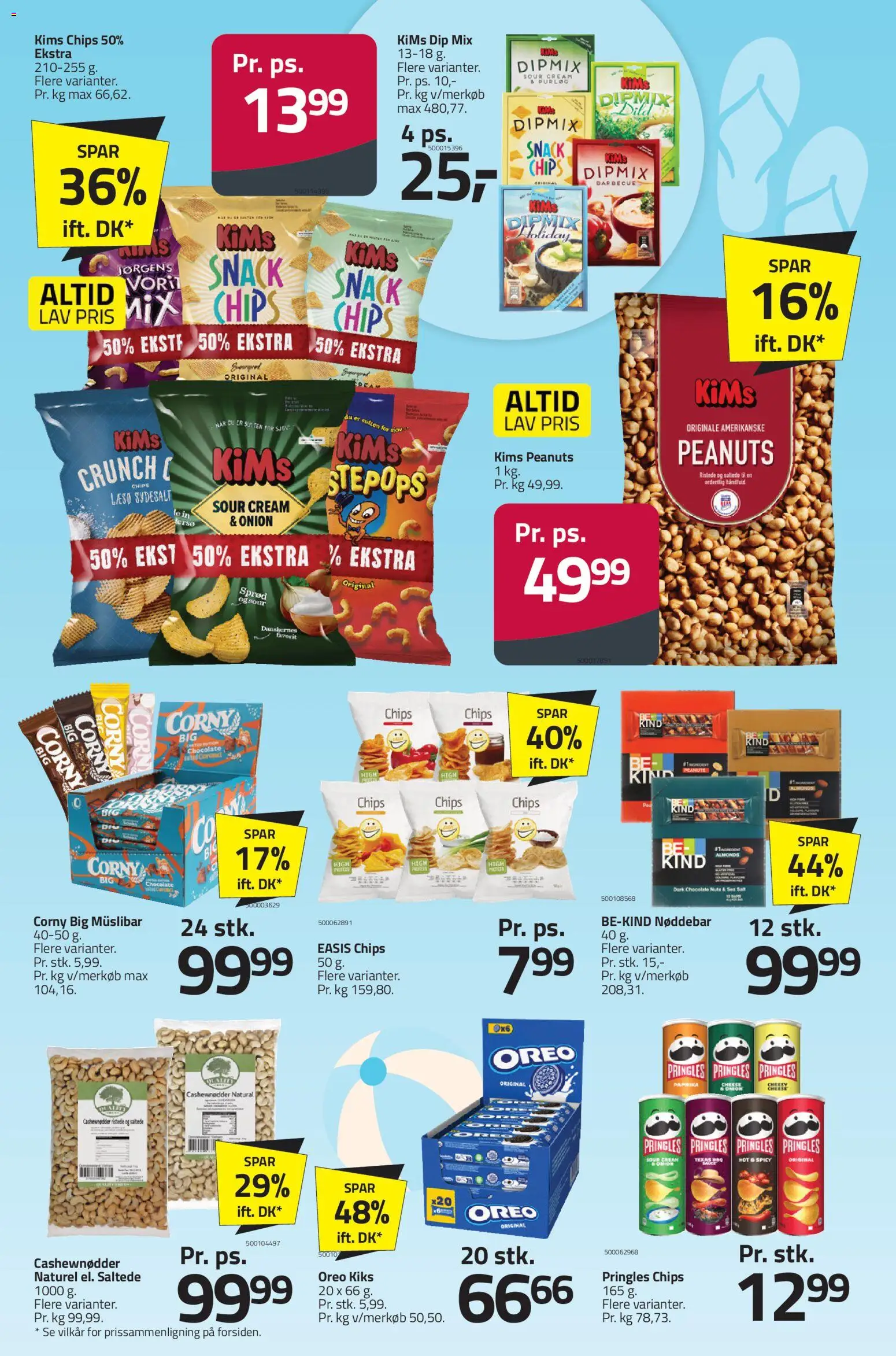 Fleggaard tilbudsavis – gyldig fra 05/08/2026 | Side: 36 | Produkter: Chips, Peanuts, Salt, Oreo