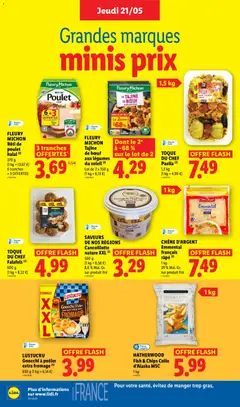 LIDL - Prévisualisation de LUSTUCRU Gnocchi à poêler extra fromage, 650 g valide à partir de 21.05.2026 | Page: 20 | Produits: Frites, Emmental, Emmental français râpé, Fromage
