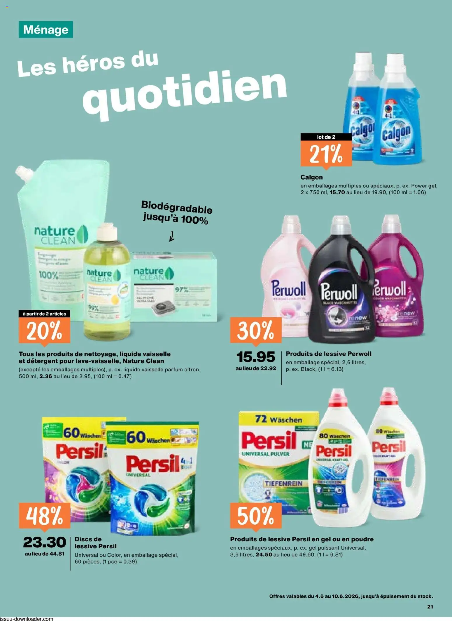 Migros aktionen FR – gültig ab 04.06.2026 | Seite: 21 | Produkte: Parfüm, Pulver