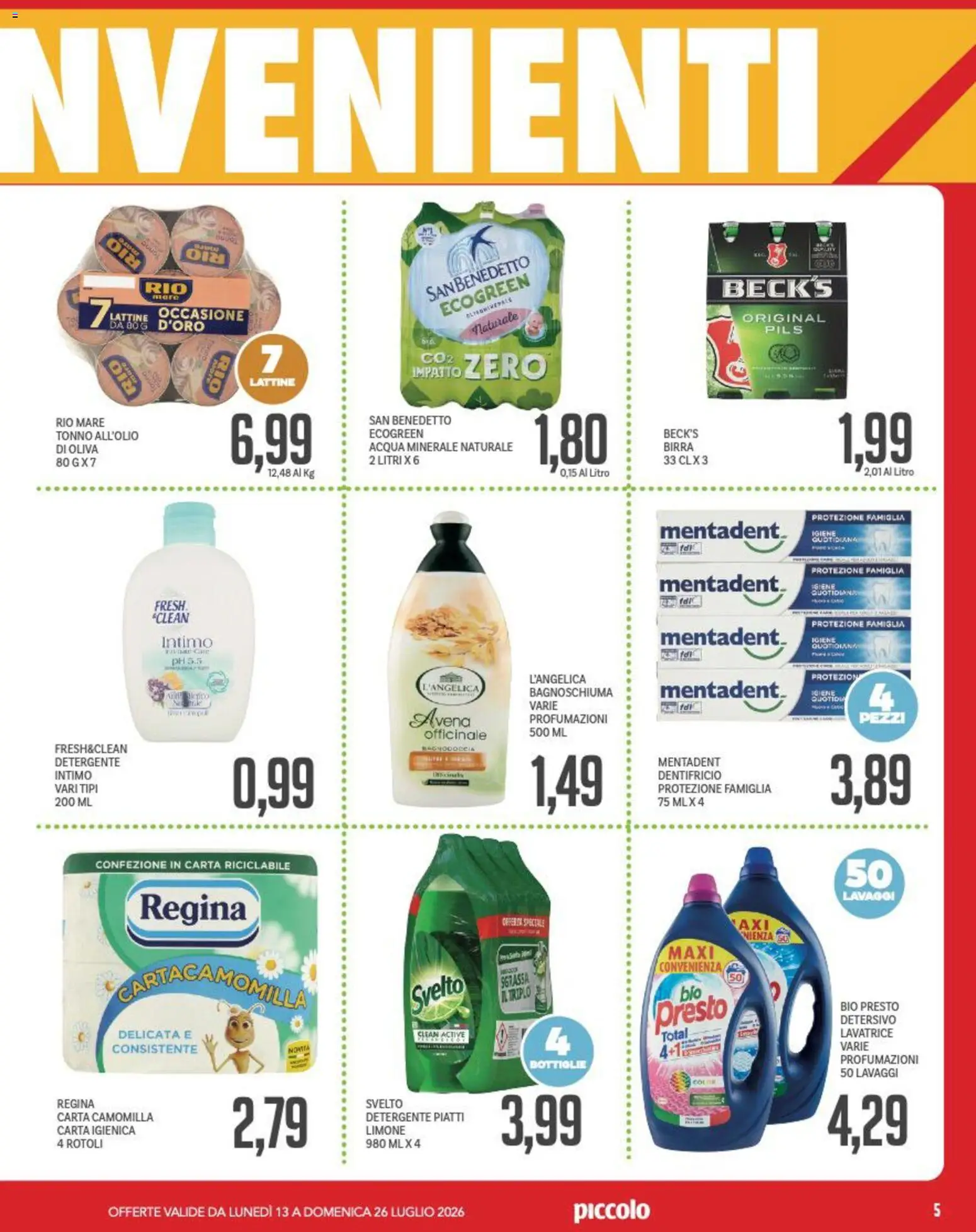 Volantino Piccolo del 13/07/2026 | Pagina: 5