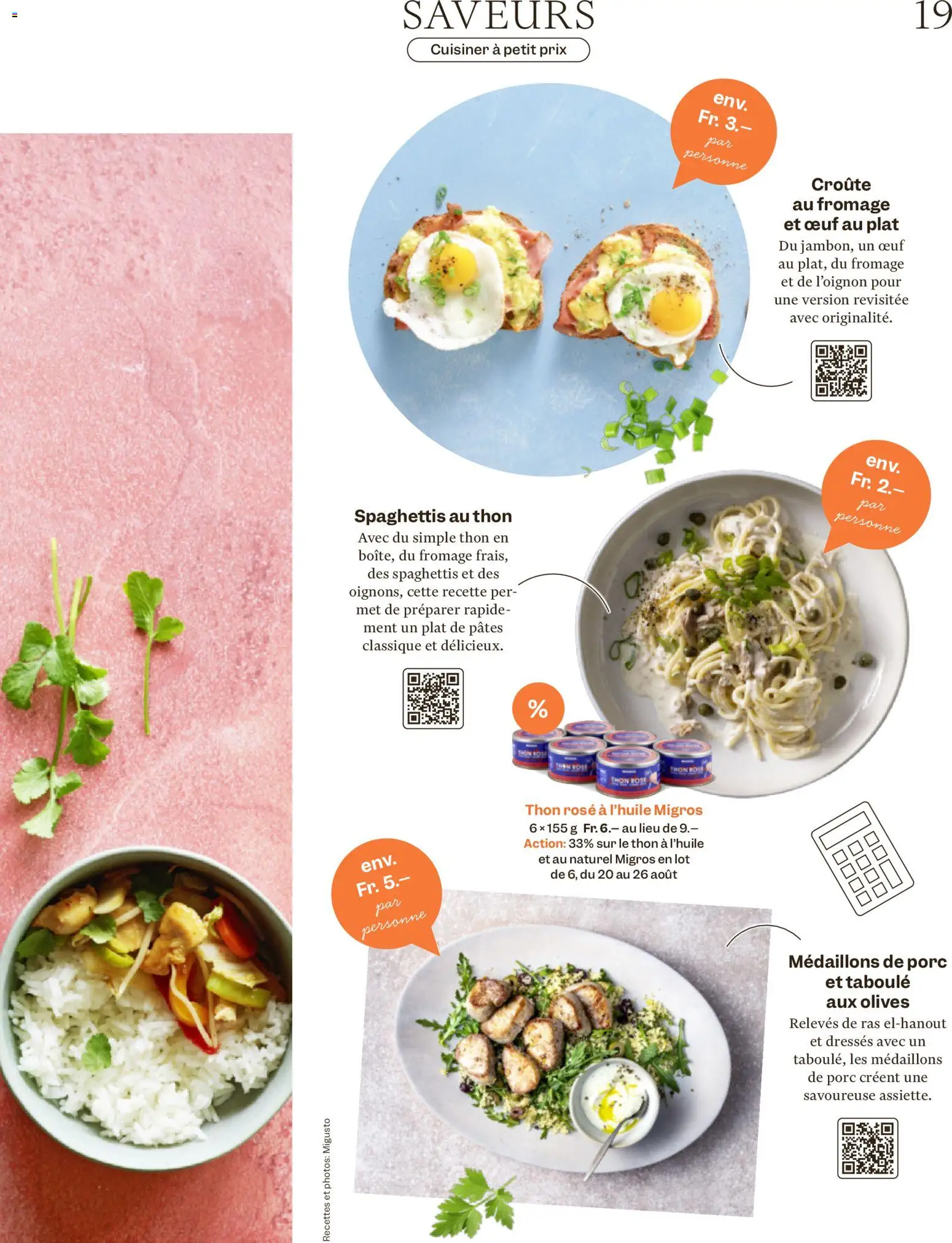 Migros aktionen Magazine FR – gültig ab 19.08.2026 | Seite: 19