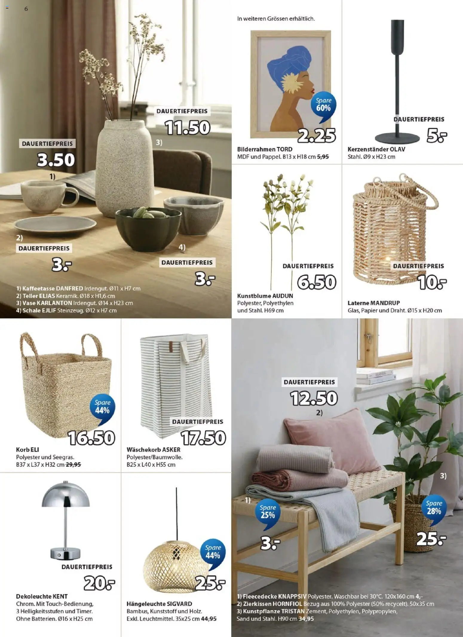 JYSK aktionen – gültig ab 27.05.2026 | Seite: 6 | Produkte: Korb, Vase