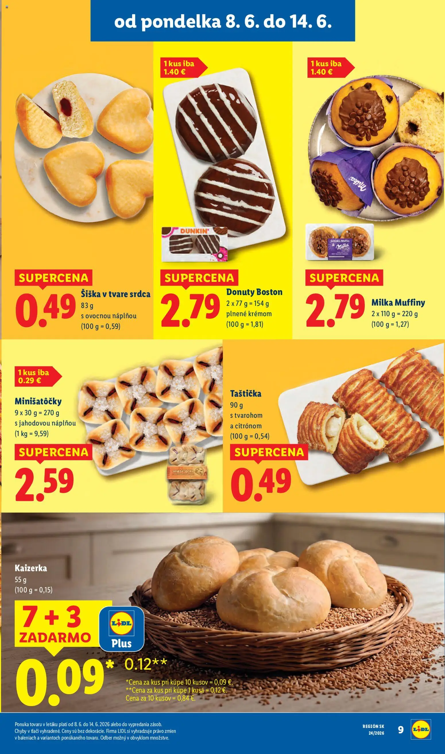 Nové Lidl akcie – leták je platný od 08.06.2026 | Strana: 19 | Produkty: Milka