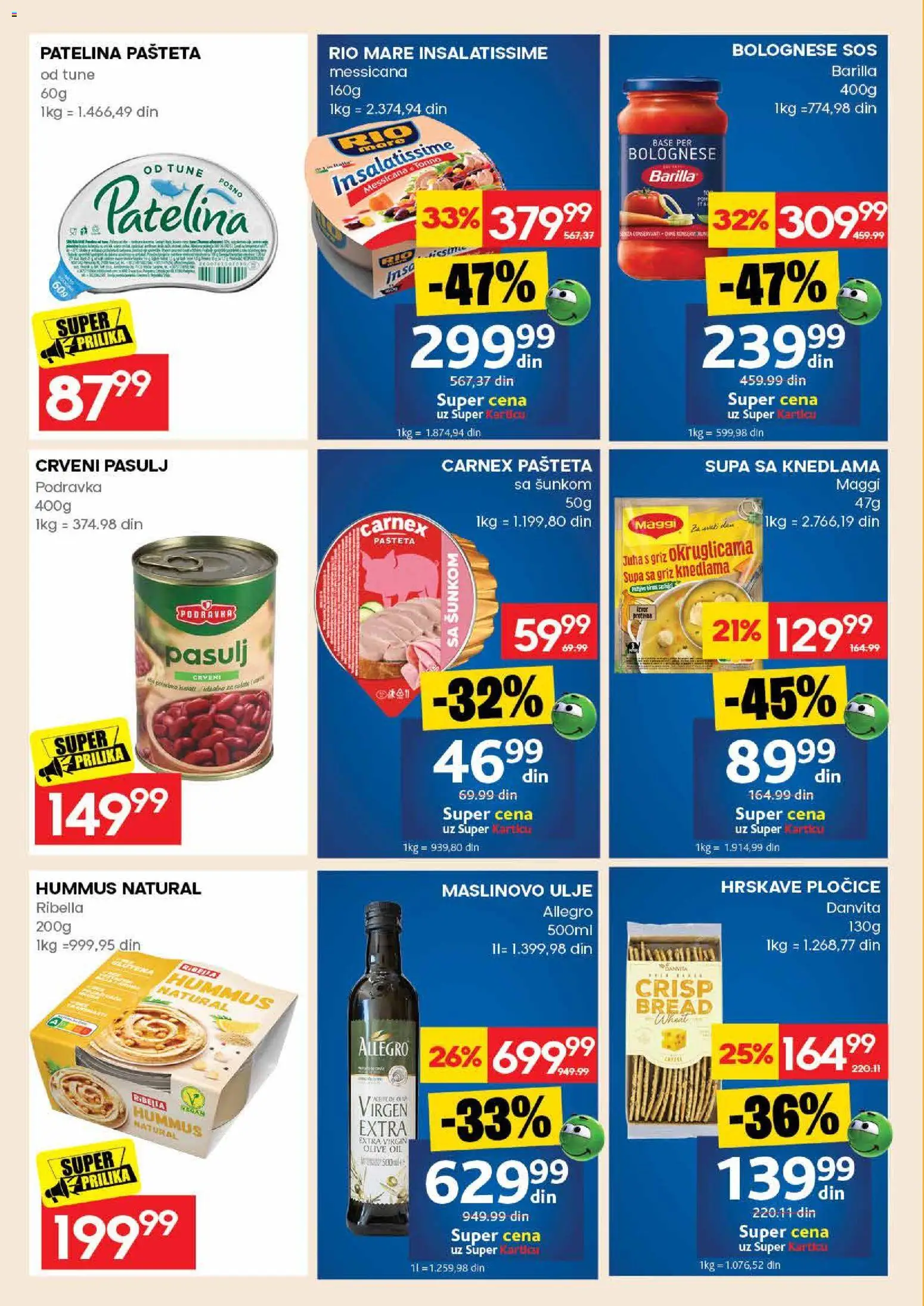 Roda katalog - važi od 28.05.2026 | Strana: 20 | Proizvode: Podravka, Ulje, Maslinovo ulje, Pašteta