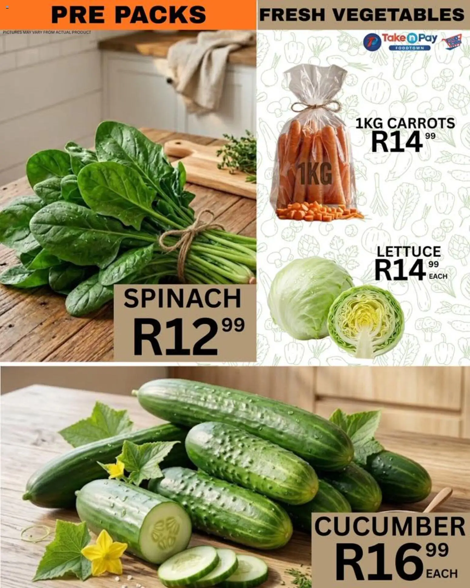 New Take n Pay catalogue – valid from 19.05.2026 | Page: 5 | Products: Carrots, Vegetables, Lettuce