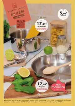 E.Leclerc - Prévisualisation de Le poêle, Poêle 24 cm <<Gourmet>> en inox, tous feux dont induction valide à partir de 17.03.2026 | Page: 31