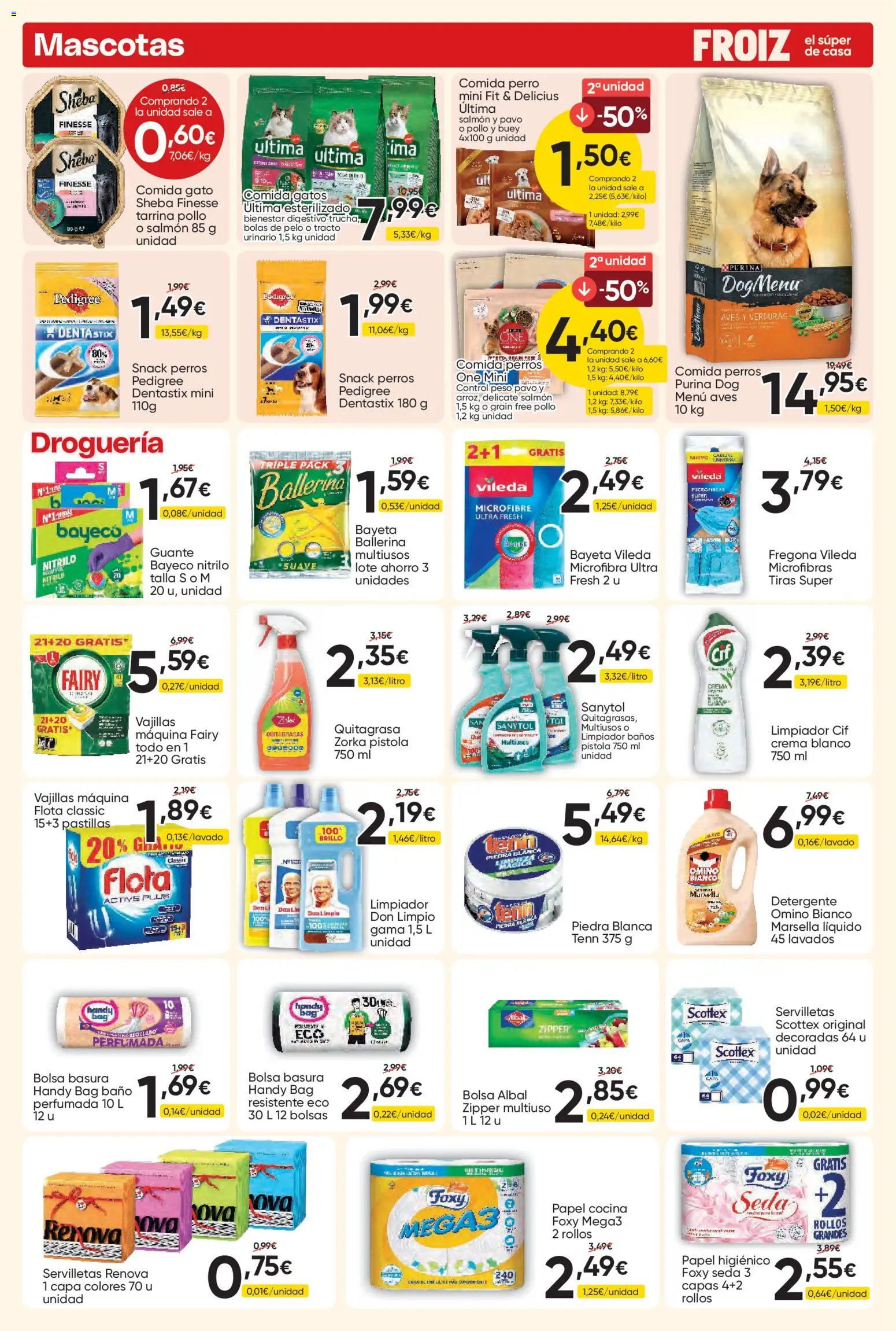 Froiz folleto │ válido desde el 27/08/2026 | Página: 18 | Productos: Aves, Bolsa, Peso, Pollo