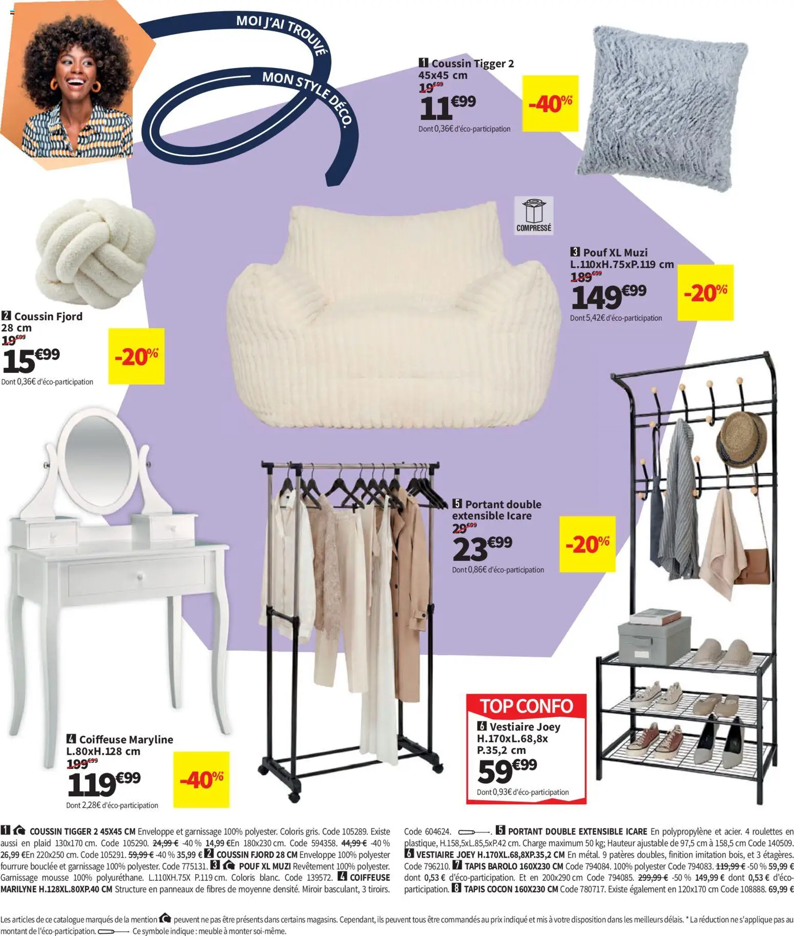 {H1} | Page: 22 | Produits: Meuble, Enveloppe, Mousse, Miroir