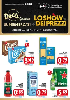Anteprima del volantino Decò volantino Gourmet valido a partire dal 21/08/2026