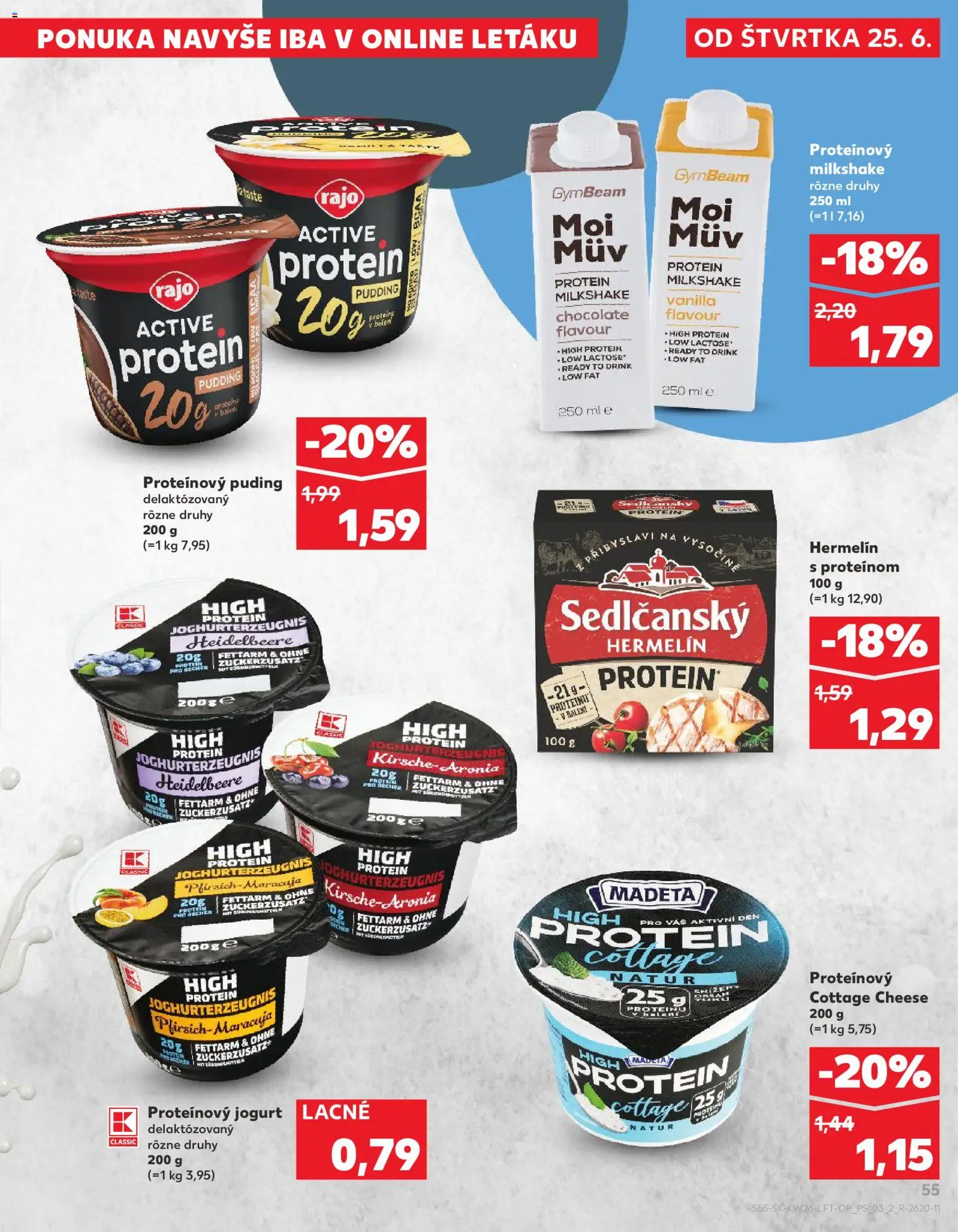 Nové Kaufland akcie – leták je platný od 25.06.2026 | Strana: 55