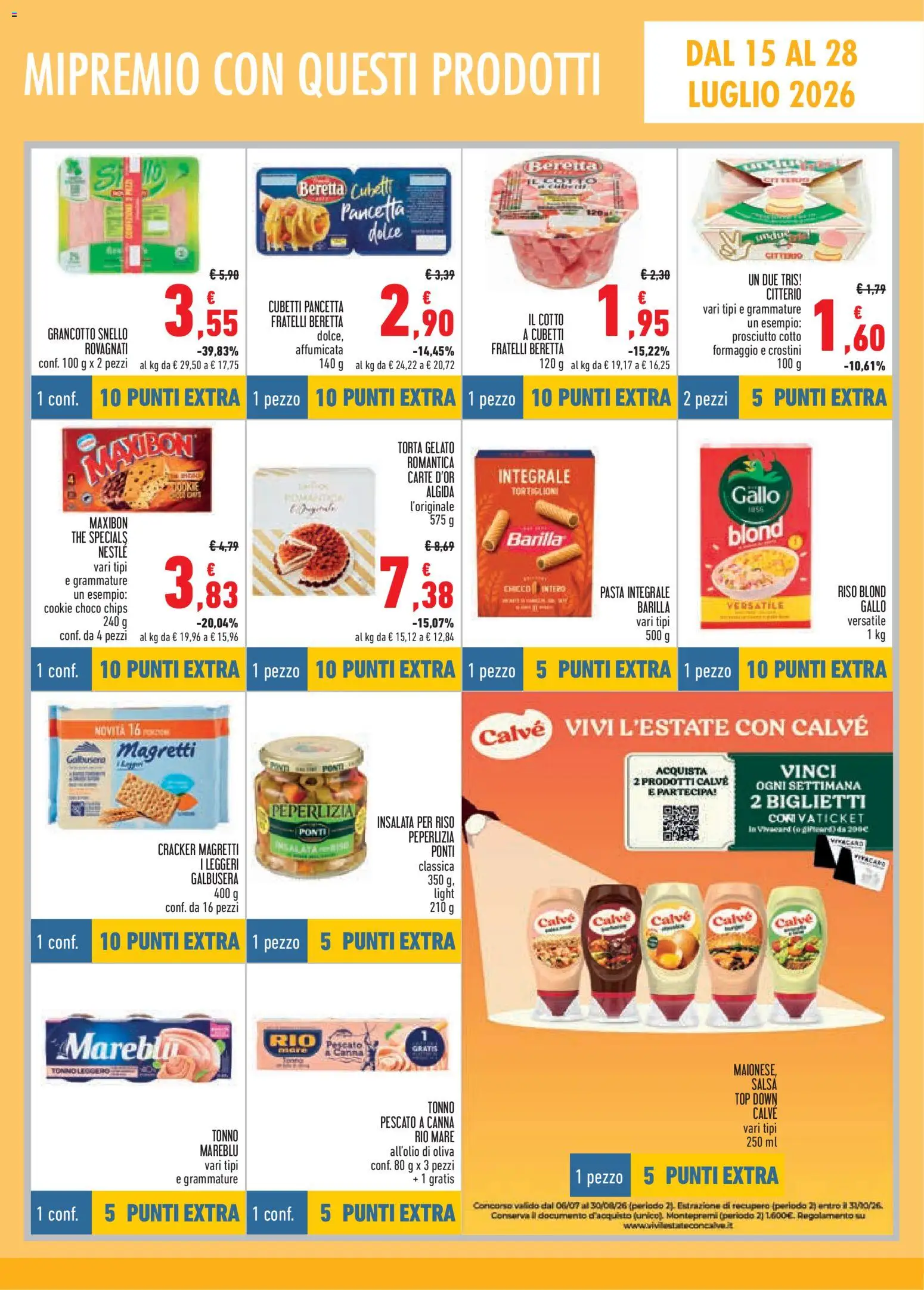 Volantino Conad del 15/07/2026 | Pagina: 5 | Prodotti: Riso, Top, Crackers, Tonno