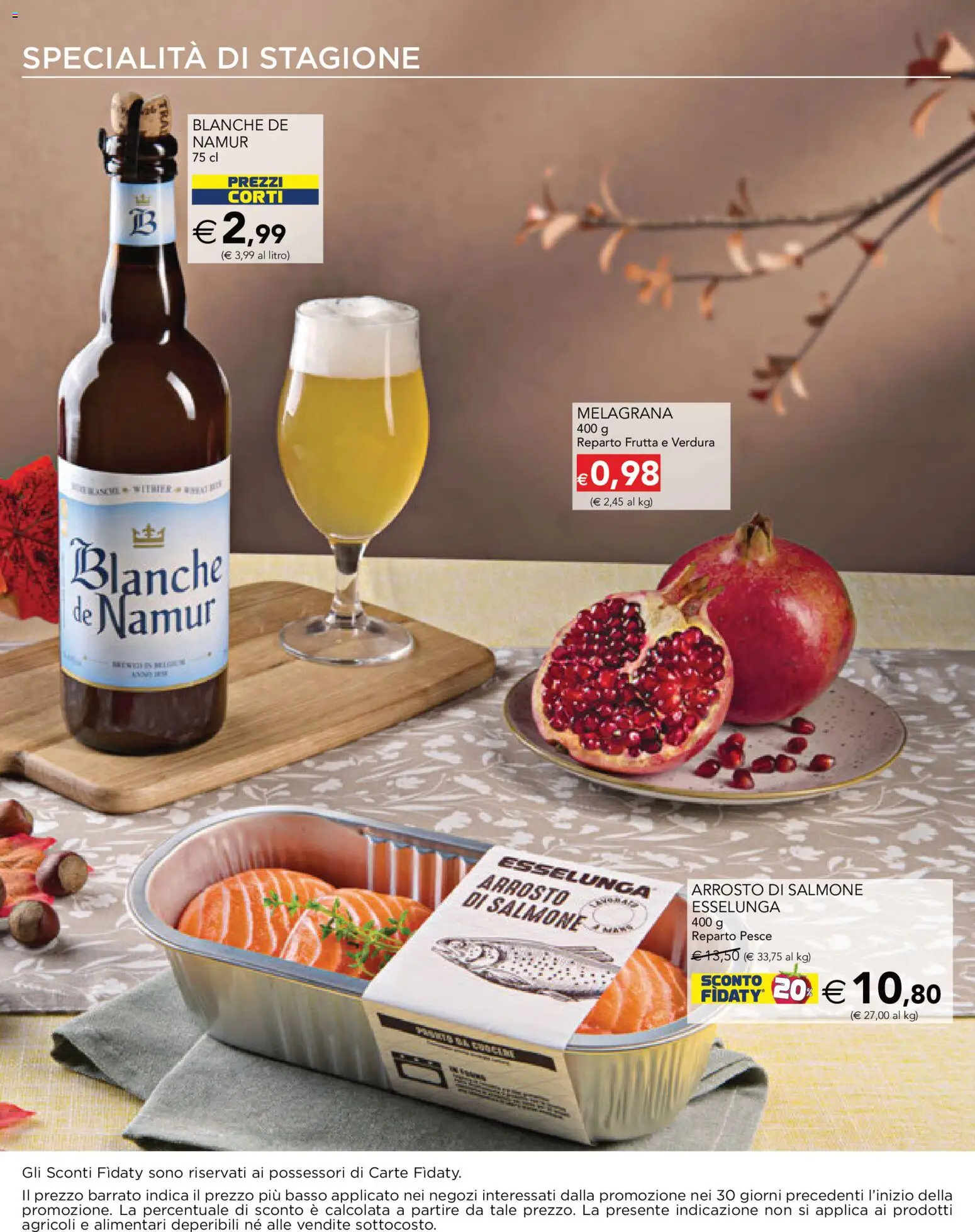 Volantino Esselunga S del 24/09/2026 | Pagina: 6 | Prodotti: Salmone, Pesce, Frutta, Specialità
