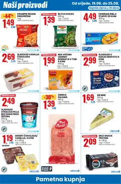 KRUMPIR REZANI PREDPRŽENI, 1 kg - Pregled kataloga iz trgovine Eurospin, vrijedi od 19.08.2026 | Stranica: 10