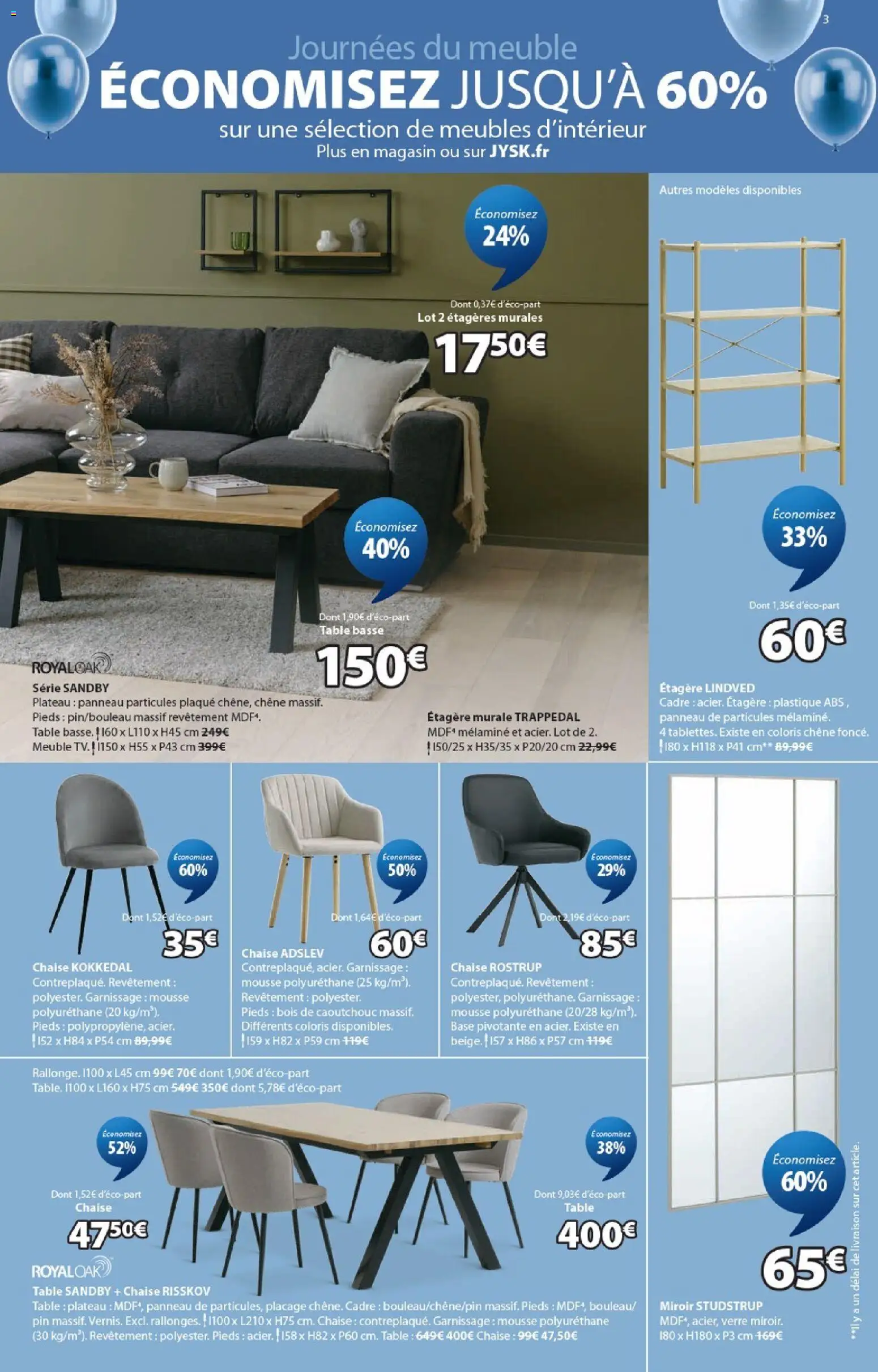 {H1} | Page: 3 | Produits: Base, Plateau, Table basse, Cadre