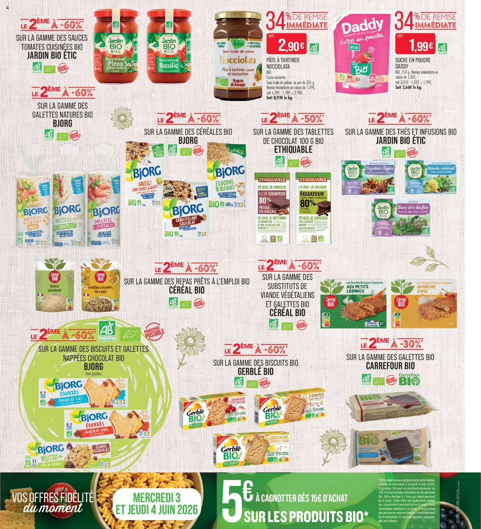 {H1} | Page: 15 | Produits: Amande, Mais, Tomates, Riz