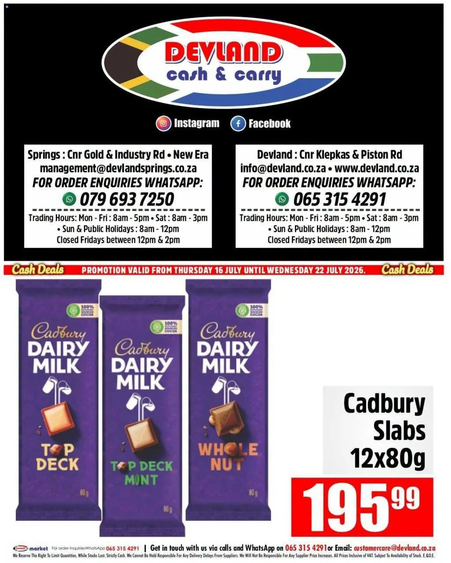 New Devland catalogue – valid from 16/07/2026 | Page: 1