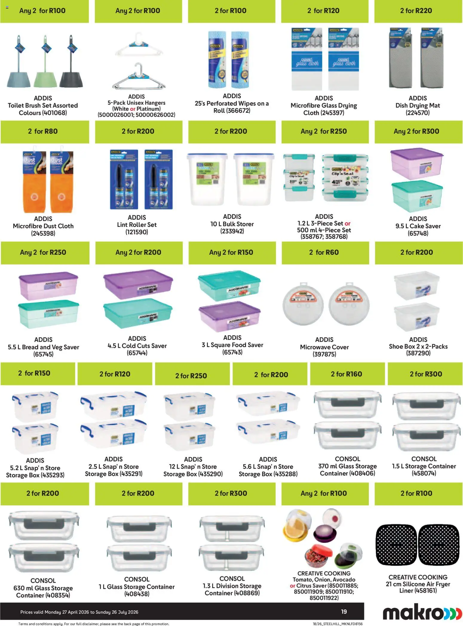New Makro catalogue – valid from 27.04.2026 | Page: 19 | Products: Fryer, Box, Bread, Silicone