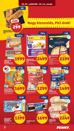 SAN FABIO PIZZA XXL*, Gyorsfagyasztott négysajtos, szalámis, 3 x 340 g, 3 x 350 g - amely érvényes a következő dátumtól: 07.05.2026 | Oldal: 9
