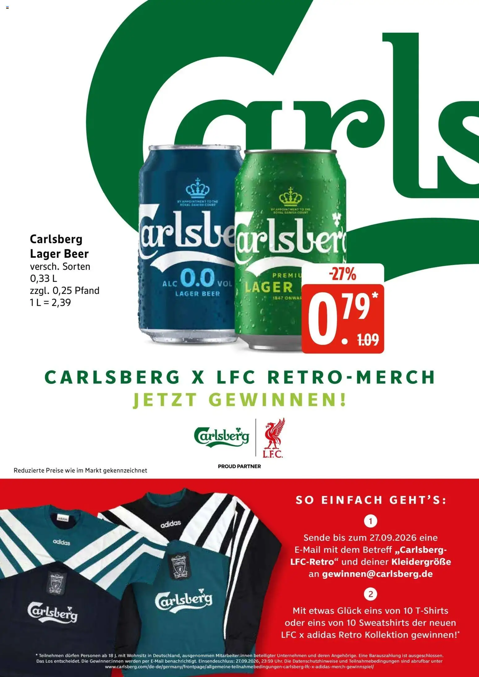 Edeka Prospekt Husum (ab 21.09.2026) » Angebote Online | Seite: 21 | Produkte: Carlsberg
