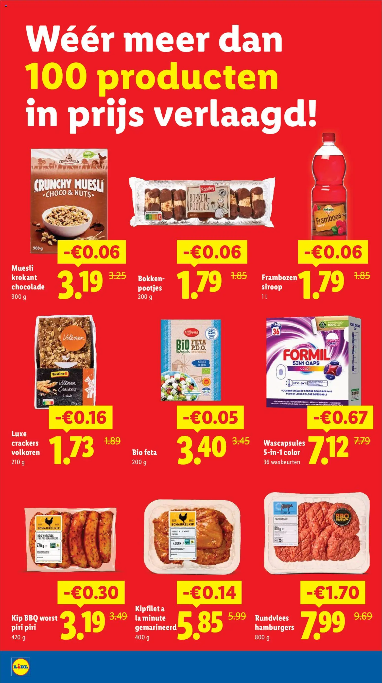 {H1} | Pagina: 5 | Producten: Muesli, Szeletelt bacon, La, Was