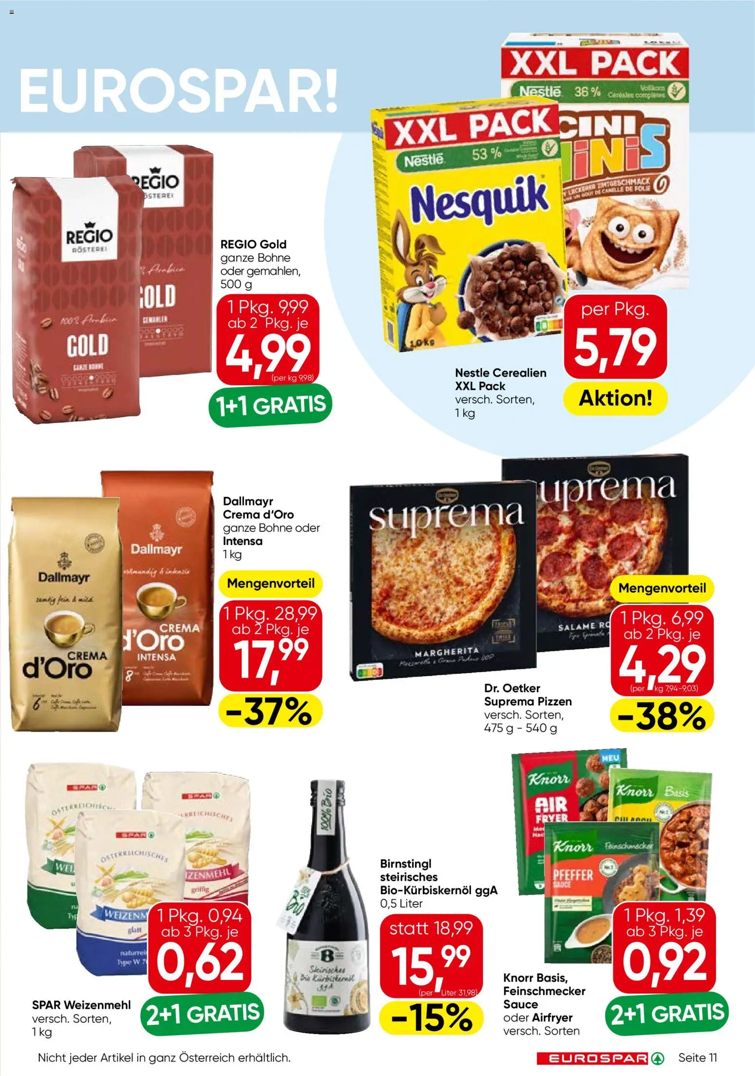 Eurospar Flugblatt gültig ab 22.10.2026 | Seite: 11