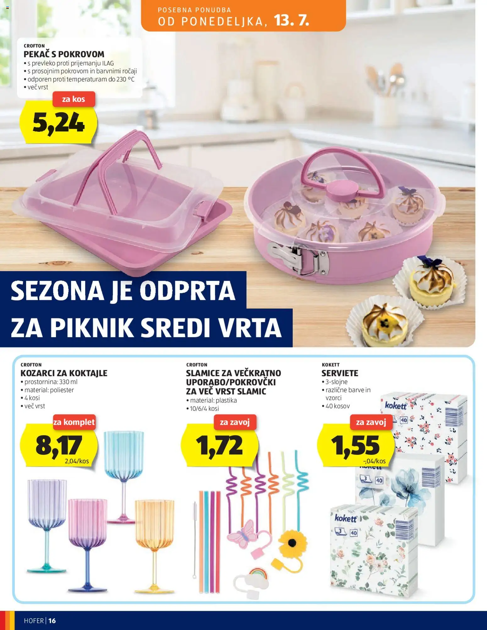 Novi Hofer katalog ponudbe – veljaven od 08.07.2026 | Stran: 16