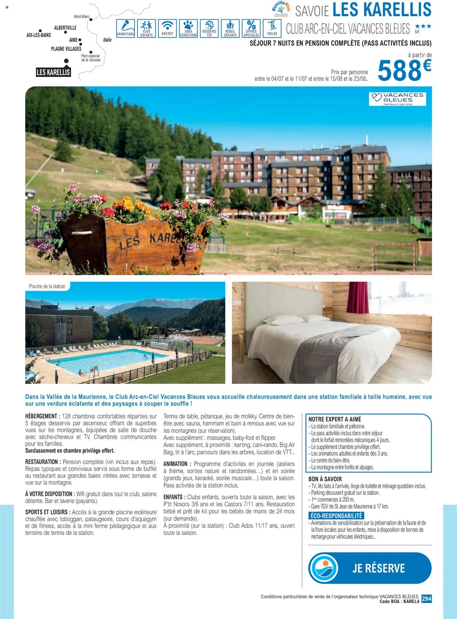 {H1} | Page: 294 | Produits: Buffet, Douche, Piscine, Vin