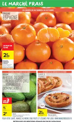 Carrefour - Prévisualisation de Clémentine CARREFOUR Le Marché, Filet de 1,5 kg. Variété Clemenules et/ou Oranules. Catégorie 1. Calibre 3/4. valide à partir de 20/10/2026 | Page: 7