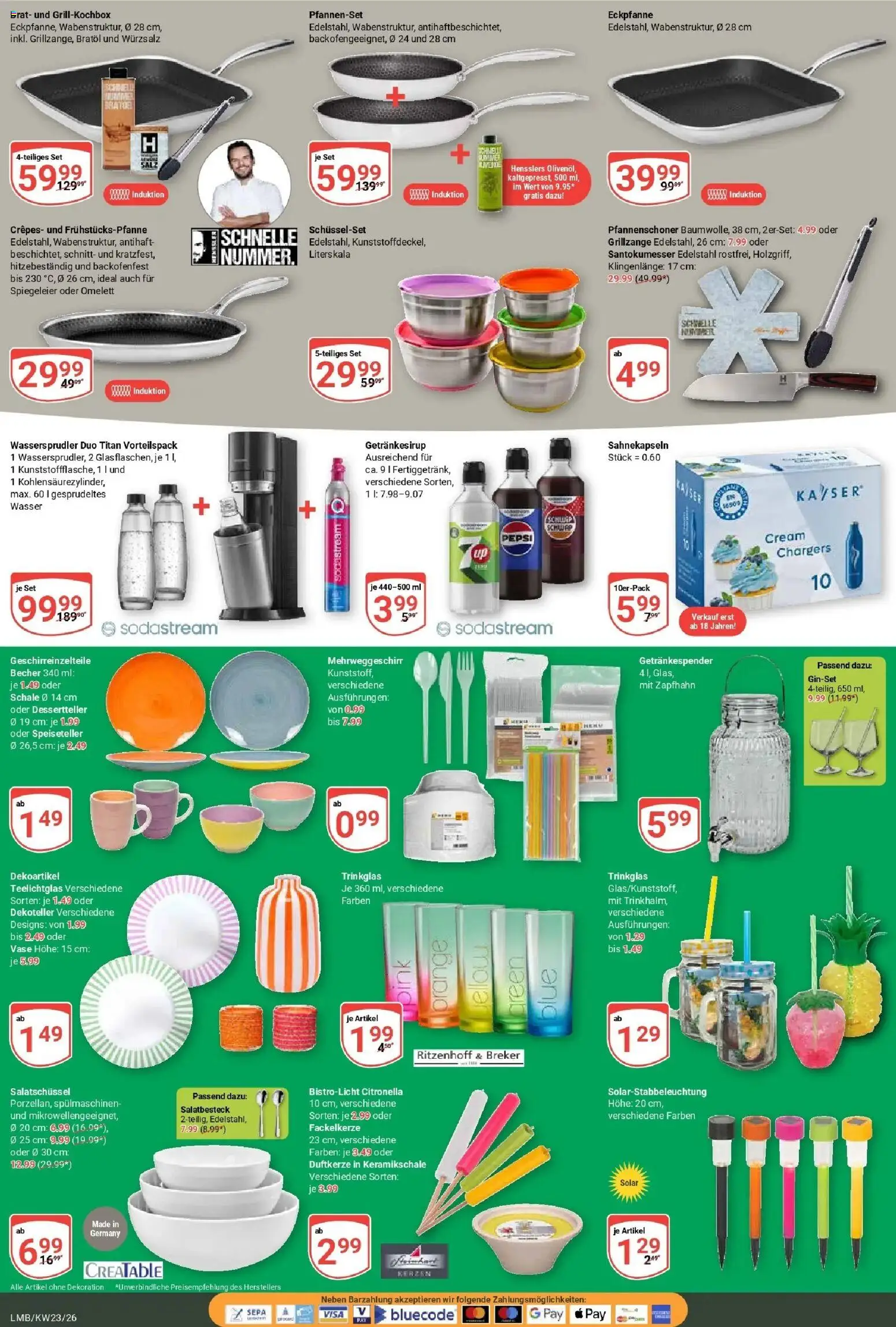 Globus Prospekt Limburg – gültig ab 01.06.2026 | Seite: 21 | Produkte: Vase, Grat, Wasser, Sodastream