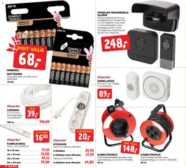 Jem & fix - Tilbudsavis uge 25 gyldig fra 14.06.2026 | Side: 18 | Produkter: Batterier, Søm