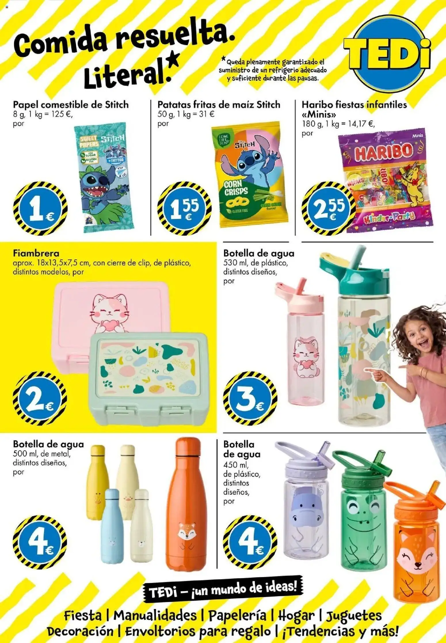 TEDi - La vuelta al cole 14/08/2026 - 22/08/2026 | Página: 12 | Productos: Botella de agua, Juguetes, Patatas, Patatas fritas