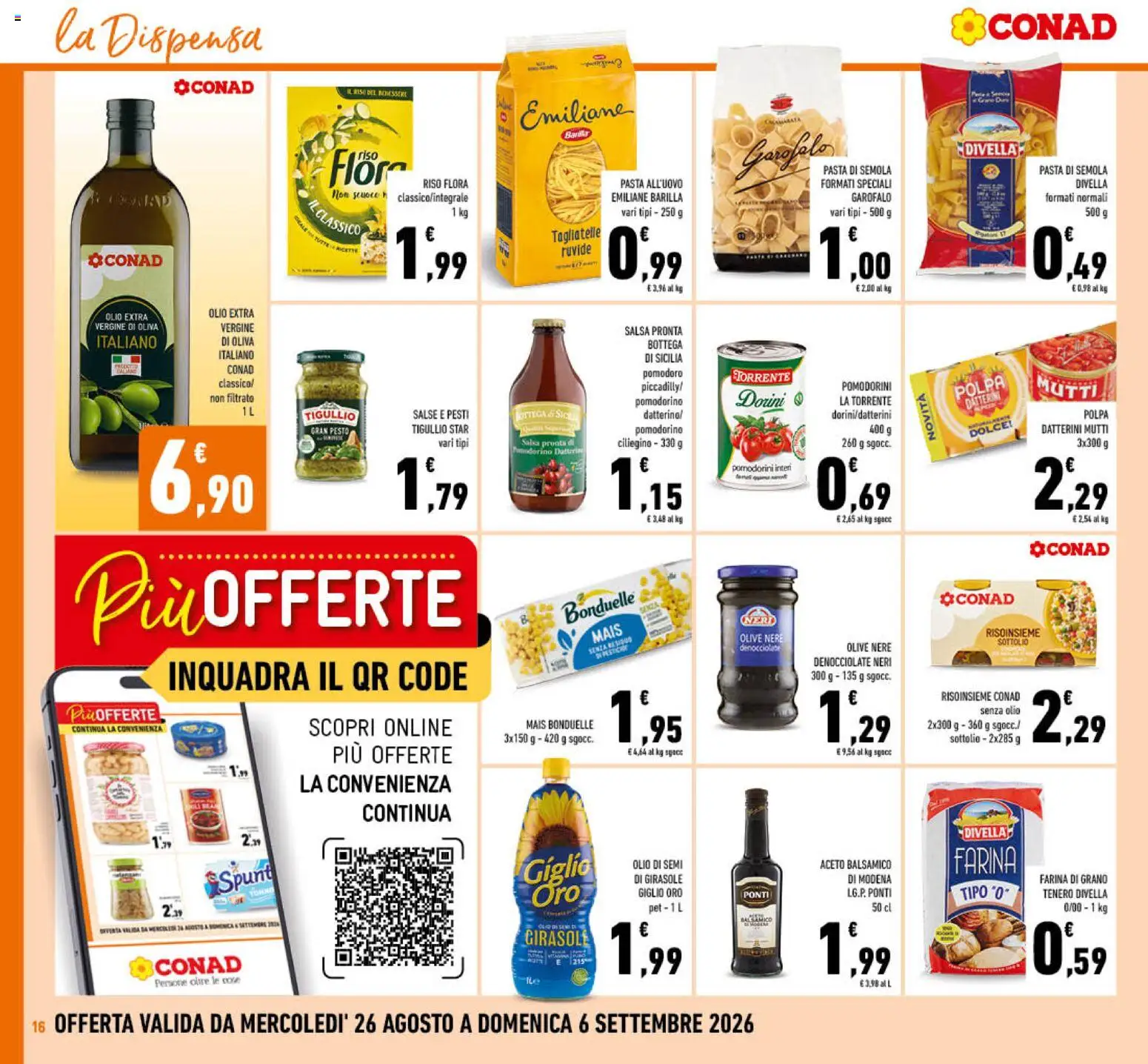 Volantino Conad del 26/08/2026 | Pagina: 16