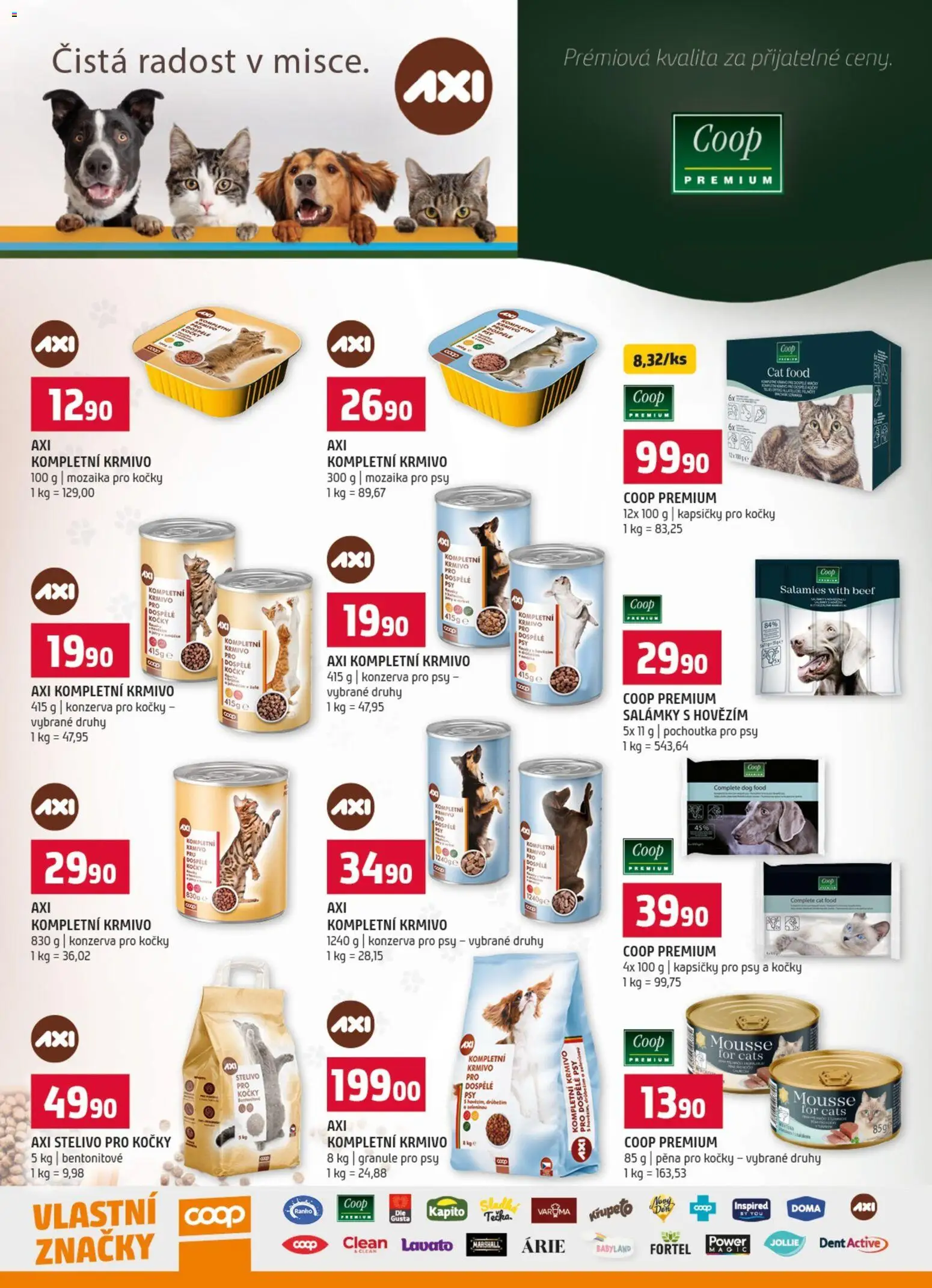 Terno leták od 05.08.2026 | Strana: 17 | Produkty: Stelivo pro kočky, Granule, Konzerva pro psy, Pěna