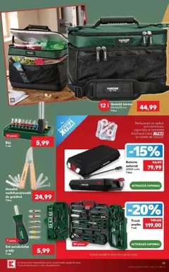Ofertele Kaufland valabile de la 16.09.2026 | Pagină: 19 | Produse: Gradina, Geantă, Aplică, Parkside