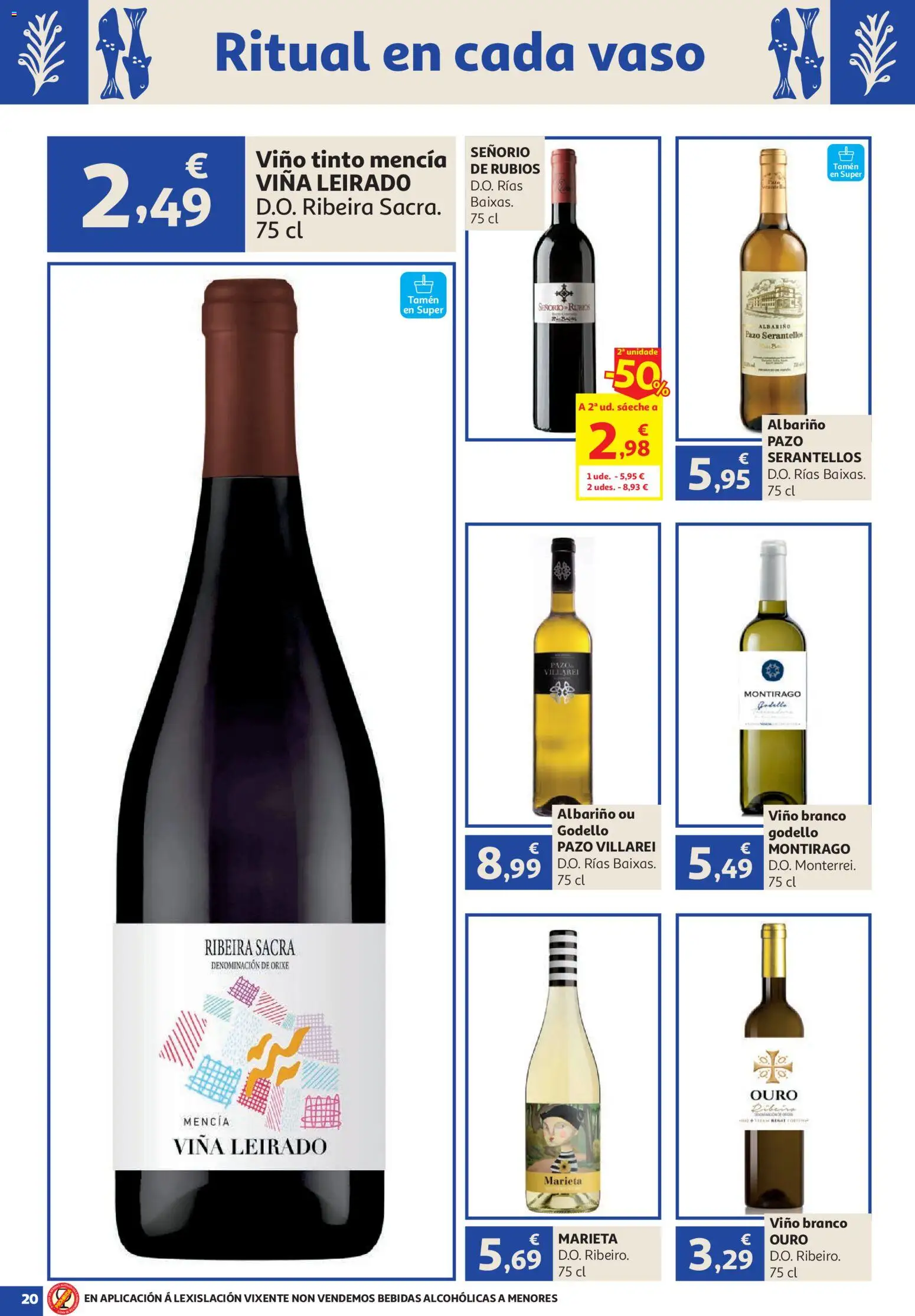 Alcampo Vive Galicia │ válido desde el 23/07/2026 | Página: 20 | Productos: Vino