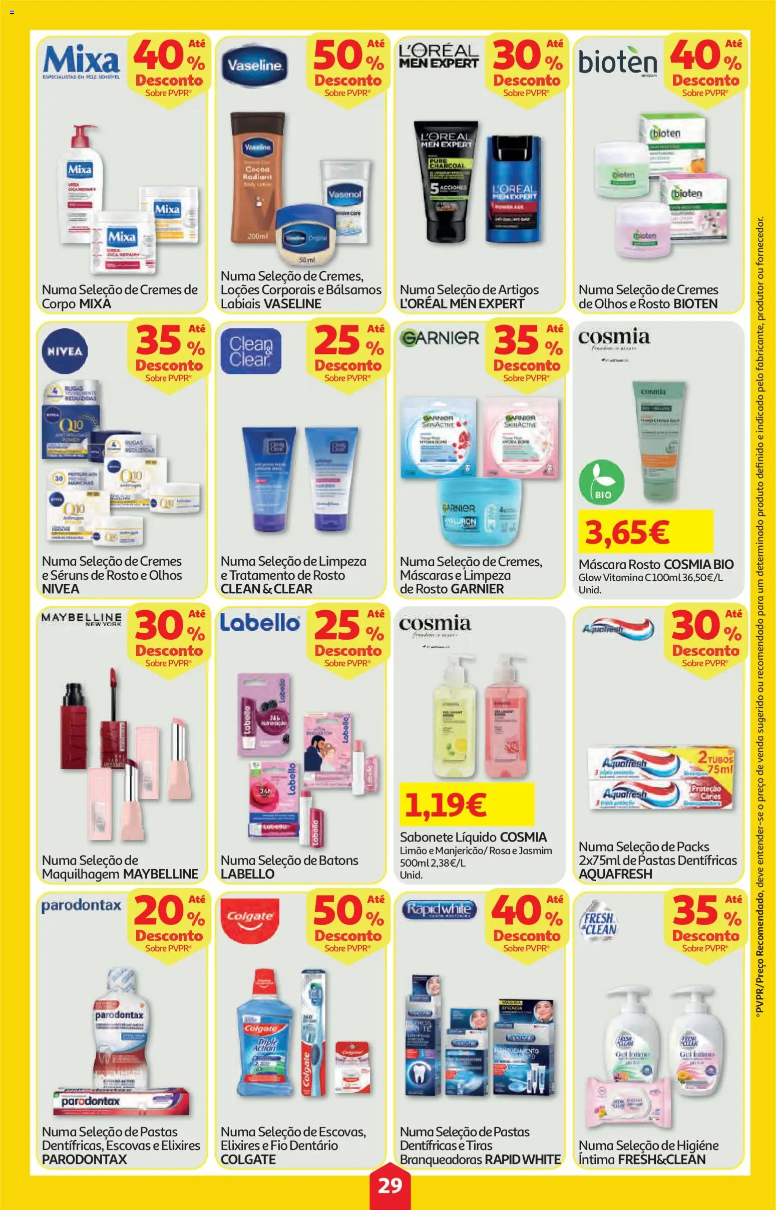 Auchan folheto │ válido de 21.05.2026 | Página: 29 | Produtos: Sabonete líquido, Maquilhagem, Sabonete