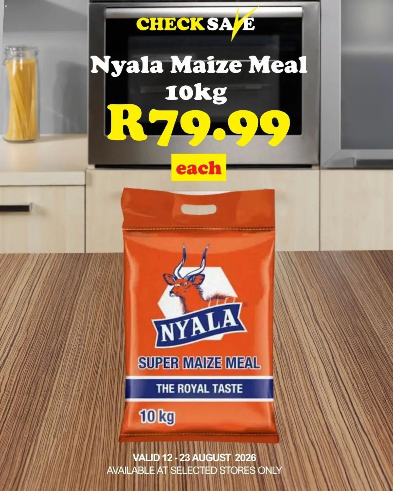 New Check Save catalogue – valid from 12/08/2026 | Page: 3 | Products: Maize meal