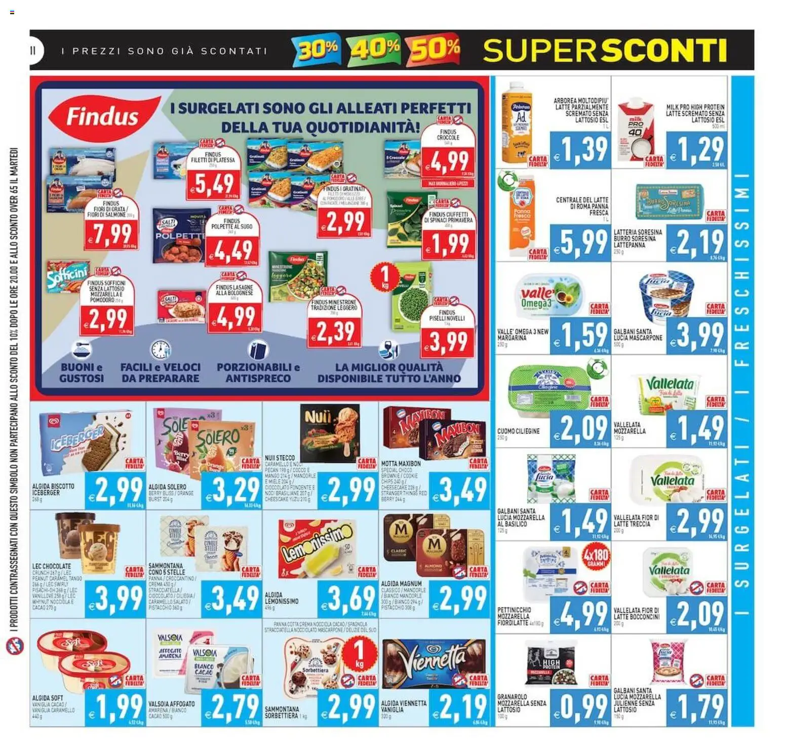 Volantino PIM Supermercati del 02/09/2026 | Pagina: 11 | Prodotti: Crema, Pomodoro, Latte, Mango