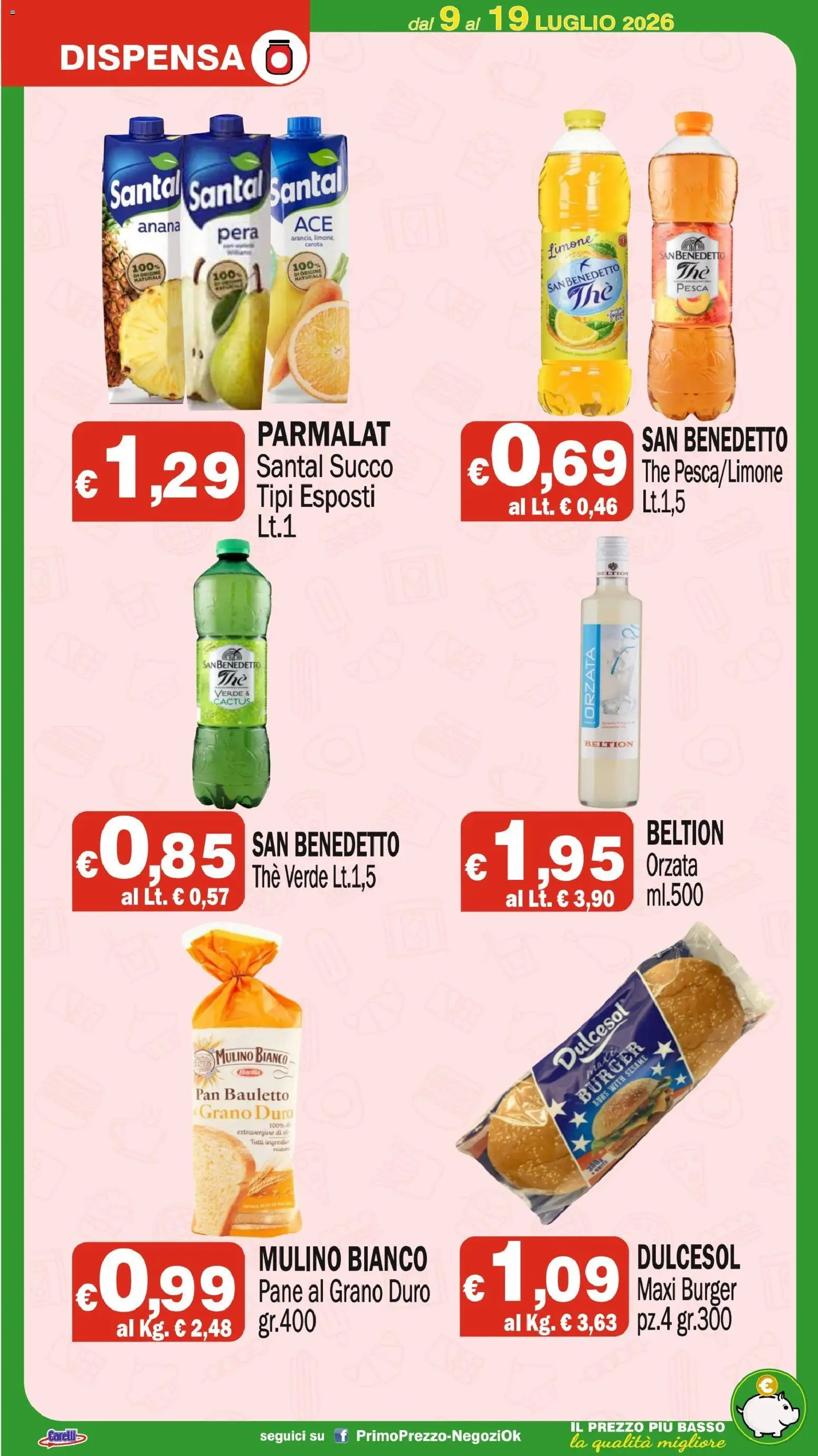 Volantino Primo Prezzo del 09/07/2026 | Pagina: 14