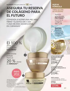 Vista previa Crema de Noche Efecto Reafirmante Ultimate, Crema de Noche Ultimate Firm & Supple con Protinol™ Triple Collagen Action válido desde el 01/07/2026 | Página: 107 | Productos: Crema, Crema de día, Crema de noche
