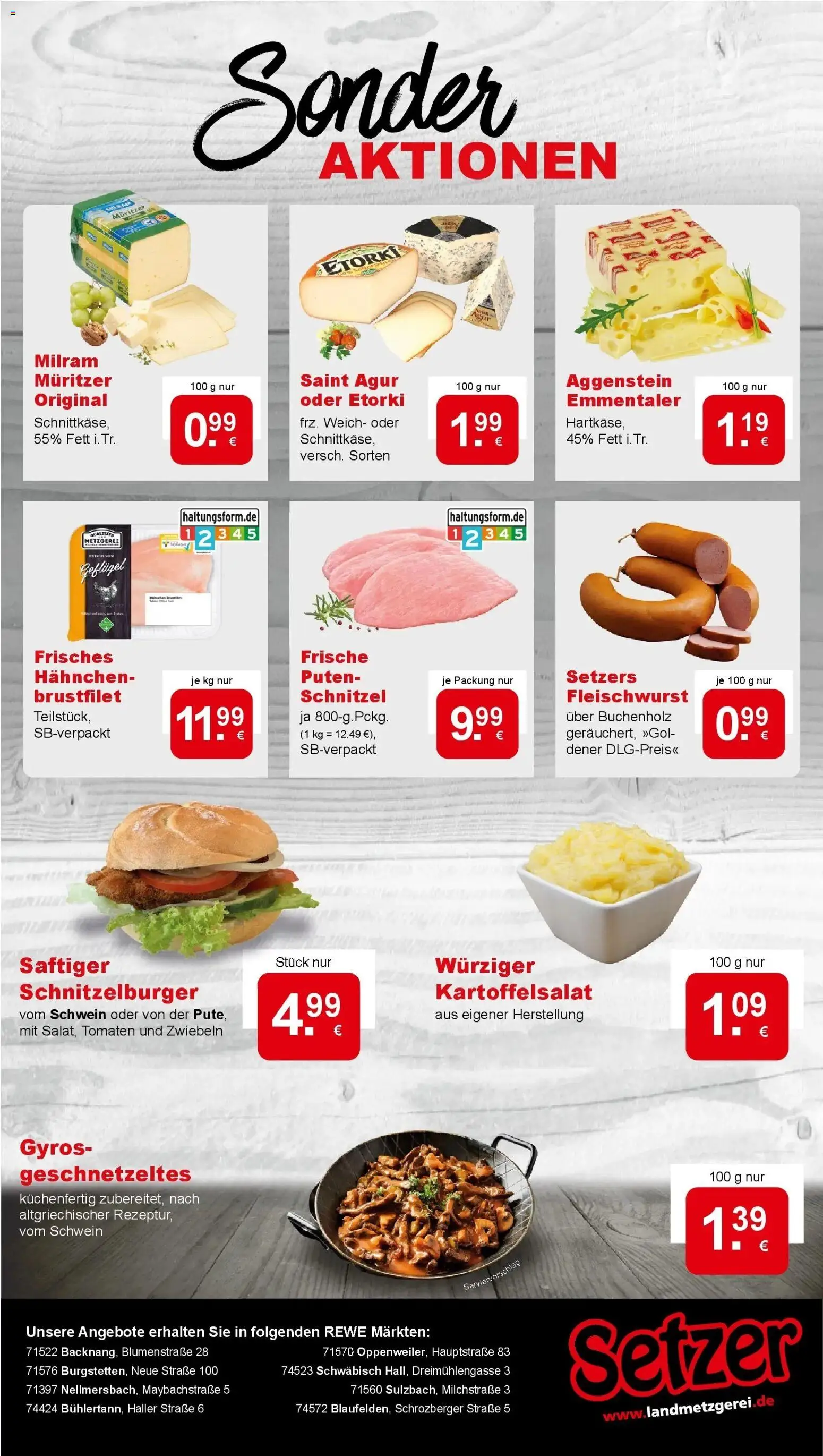 REWE Prospekt ab 17.08.2026 zum Blättern » Angebote | Seite: 13 | Produkte: Hahnchen, Tomaten, Zwiebeln, Milram